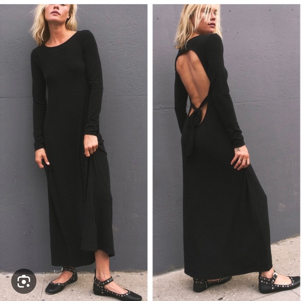 NWT Aubre Open-Back Essential Maxi
